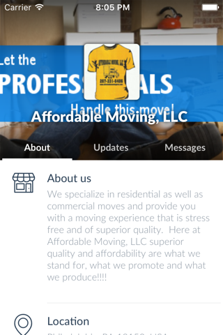 Affordable Moving, LLC by AppsVillage screenshot 3