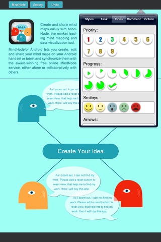 Clear Mind - mindmapping & idea screenshot 4