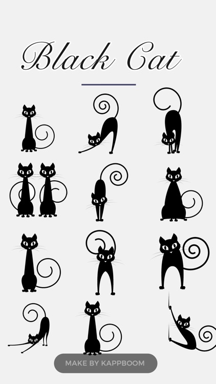Black Cat Stickers!