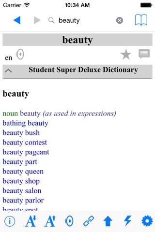 Student Super Deluxe Dictionary And Thesaurus screenshot 3