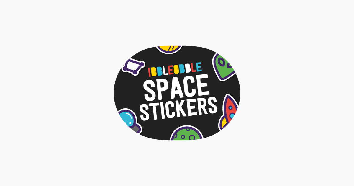 ‎ibbleobble Space Stickers For Imessage On The App Store