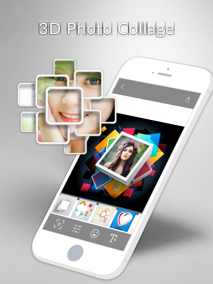 3D Photo Collage Editor