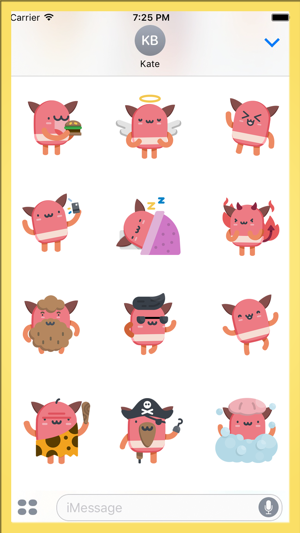 Cute Kawaii Stickers for iMessage!(圖3)-速報App