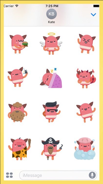 Cute Kawaii Stickers for iMessage!