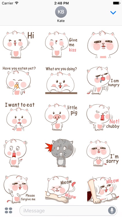 Kento The Happy Kitten Vol 1 Stickers