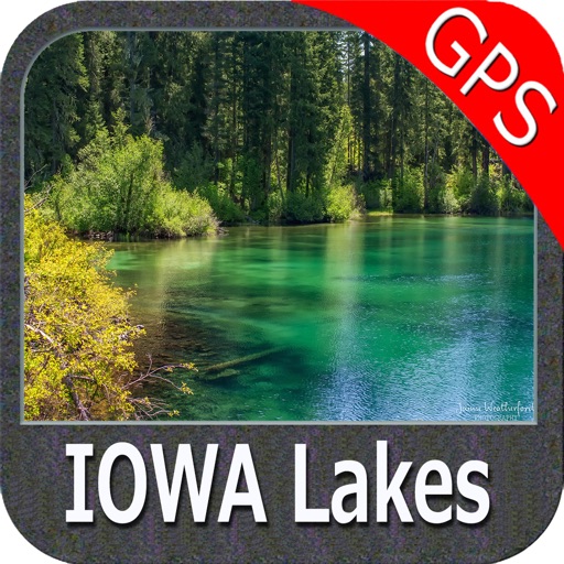 Iowa lakes - fishing gps nautical charts offline