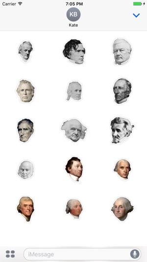 Face of Presidents of the USA Stickers(圖3)-速報App