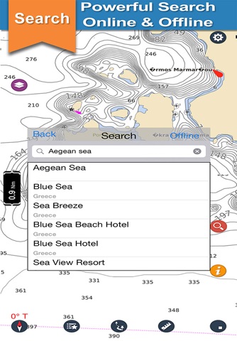 Aegean Sea North Fishing Chart screenshot 3