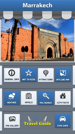 Marrakech Offline Map Travel Explorer(圖1)-速報App