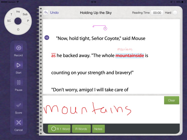 F&P LLI Reading Record Apps
