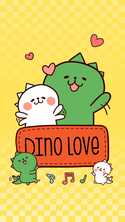 Dino Love stickers