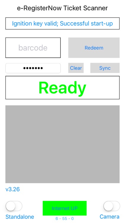 e-RegisterNow e-Ticket Scanner