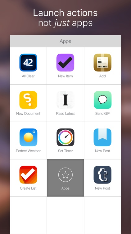 Launch Center Pro - Shortcut launcher & workflows screenshot-4