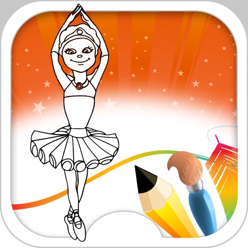 Drawing Book Free - Princess Coloring iOS App