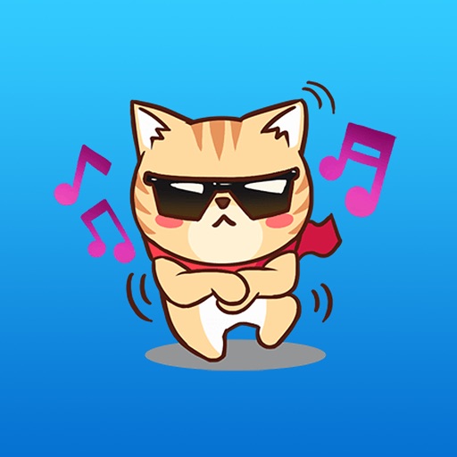 Chloe The Cat Expression Sticker icon