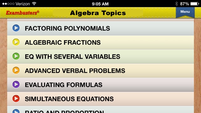 NY Regents Integrated Algebra Cards Exambusters(圖2)-速報App