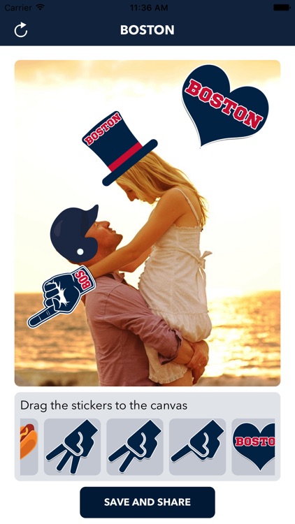 Boston Baseball Stickers & Emojis