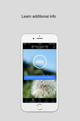 Mike McFall Funerals screenshot 2