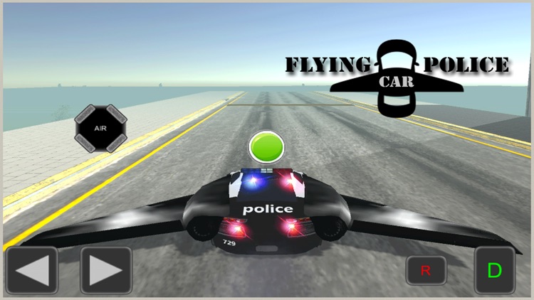 Flying Car Game - Future Police Chase 3D screenshot-3