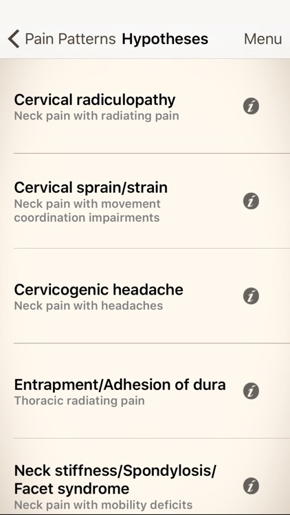 Clinical Pattern Recognition: Neck/Upper Back Pain