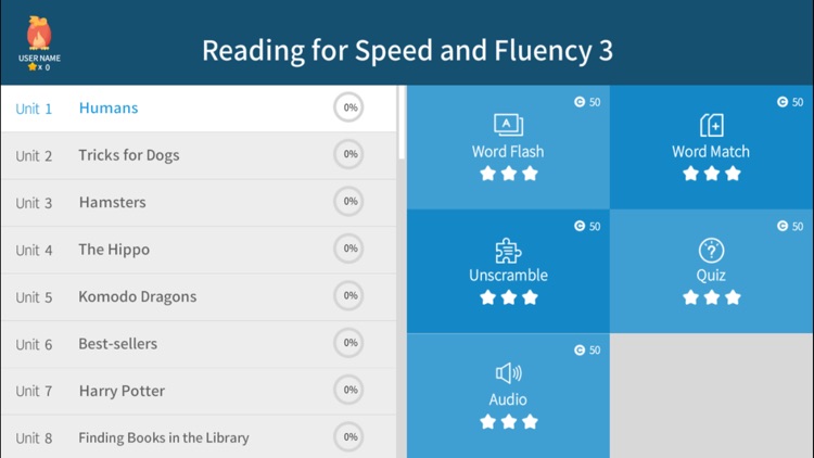 Reading for Speed and Fluency 3