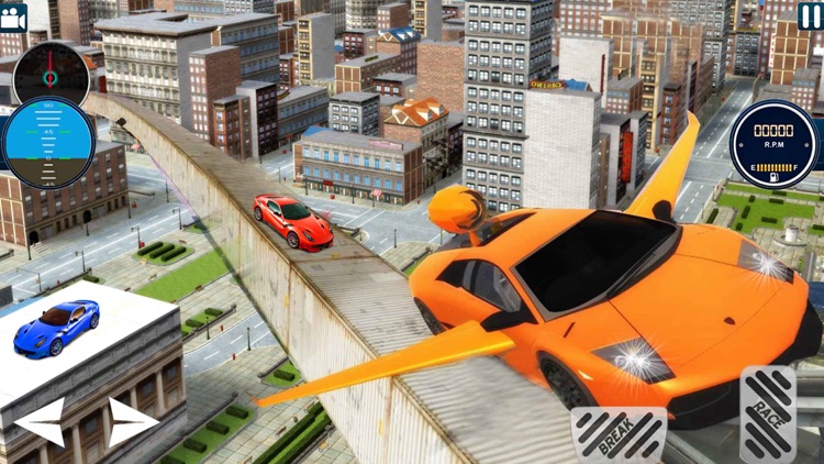 Flying Car Racing Simulator for android download