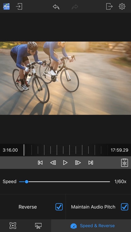 LumaClip - Frame, rotate, reverse, speed