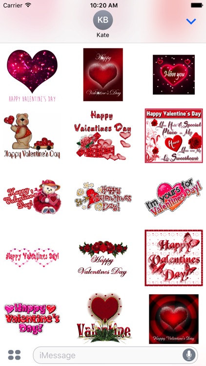 Valentine Animated Sticker for iMessage