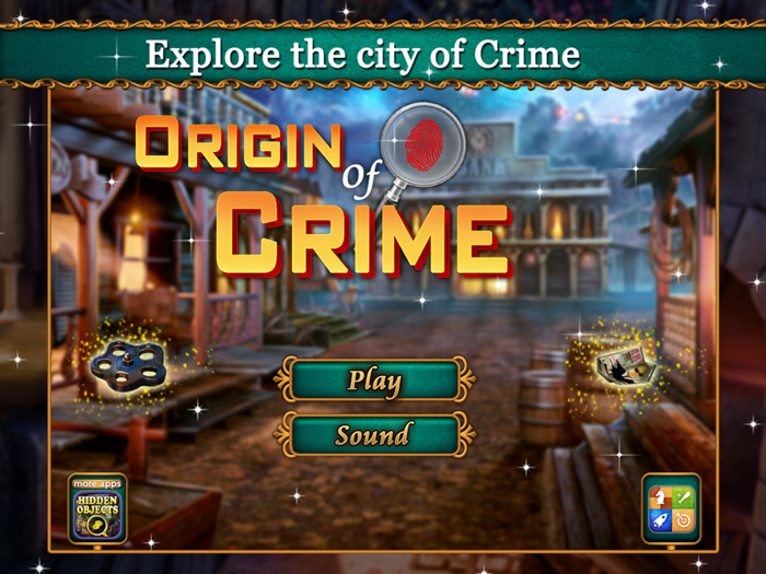 Origin of Crime - Find the hidden objects game