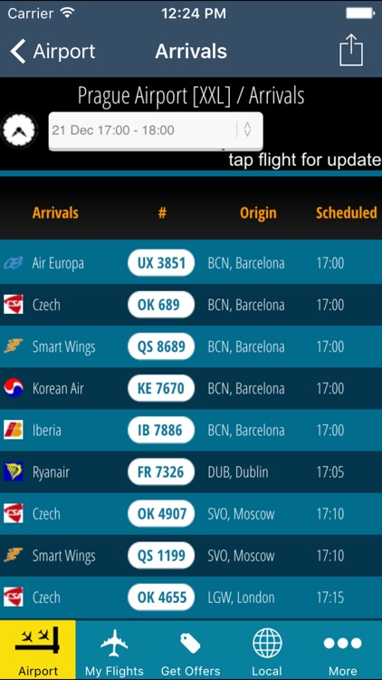 Prague Airport Pro (PRG) + Flight Tracker
