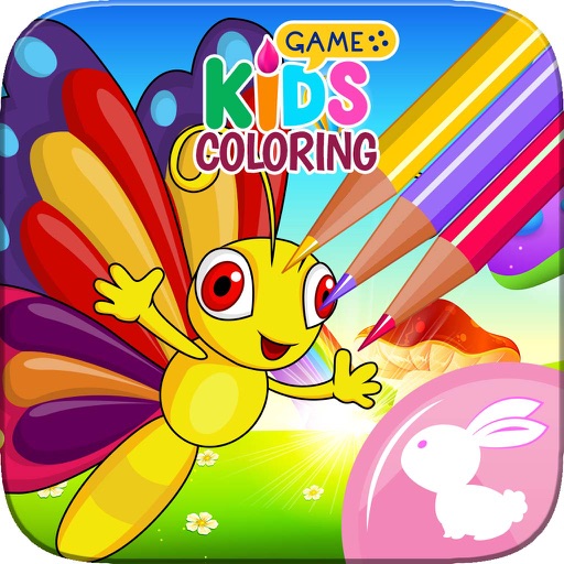 Butterfly Fairy and Bugs Coloring Books Painting iOS App