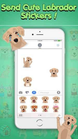 LabMoji - Labrador Retriever Emoji & Stickers(圖2)-速報App