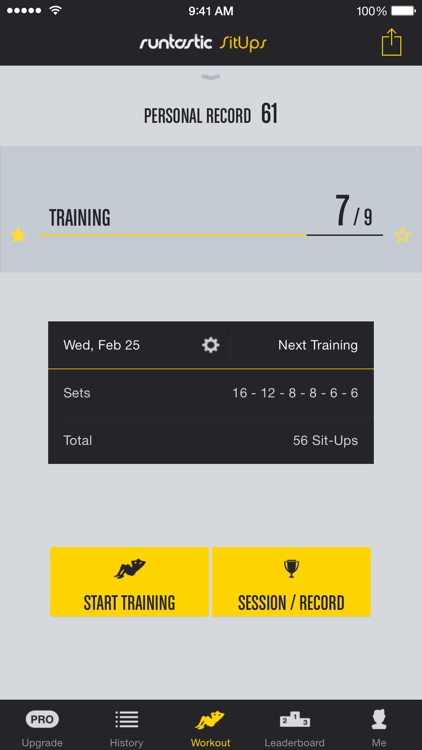 Sit-Ups Counter & Trainer screenshot-0