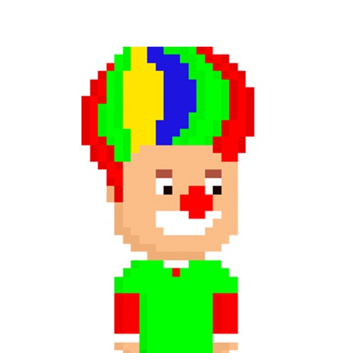 PIXTICKERS - Funny Pixel Clown (Animated)