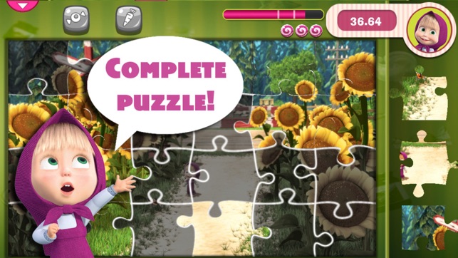 Masha and the Bear Puzzle game(圖2)-速報App