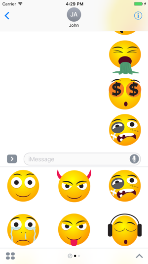 Emoji & Emoticons Stickers For iMessage(圖2)-速報App