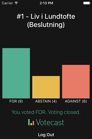 Votecast - cast your vote screenshot 3