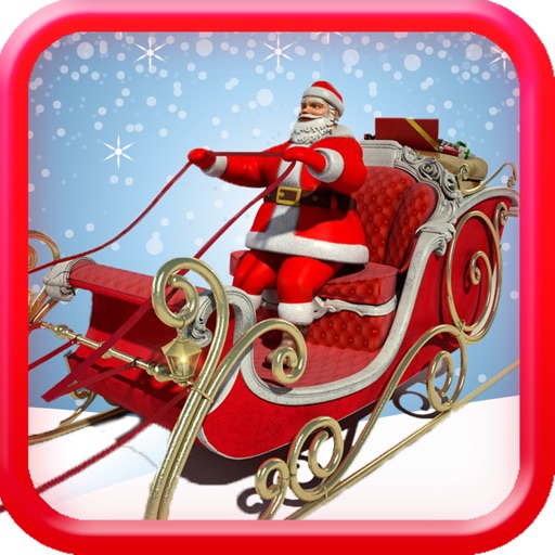 Santa Christmas Gift Delivery 3D Icon