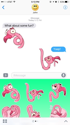 Pink Flamingo Stickers(圖2)-速報App