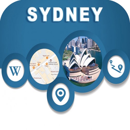 Sydney Australia City Offline Map Navigation EGATE icon