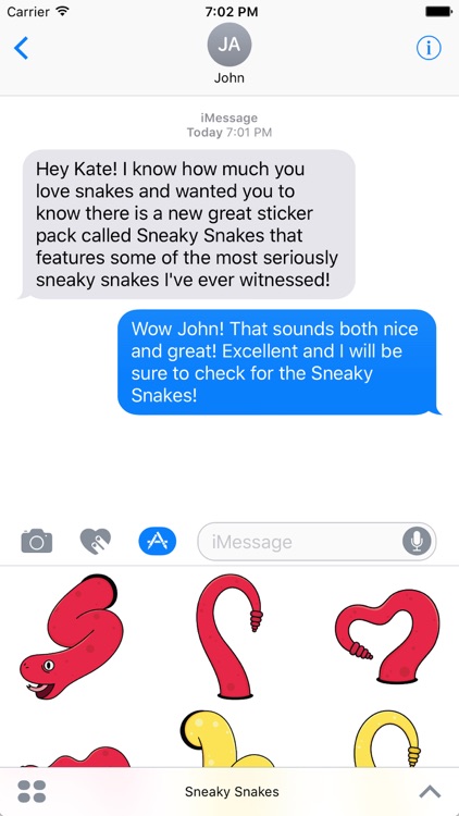 Sneaky Snakes Stickers