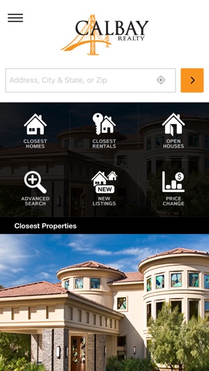 CalBay Realty Home Search