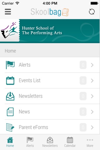 Hunter School of Performing Arts - Skoolbag screenshot 2
