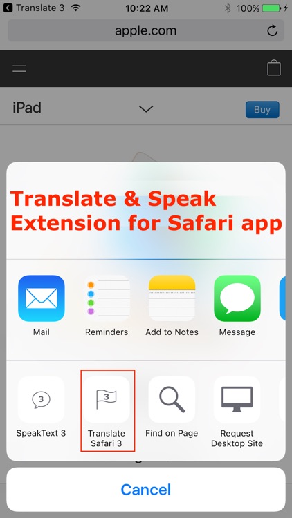 Translate 3 for Safari screenshot-0