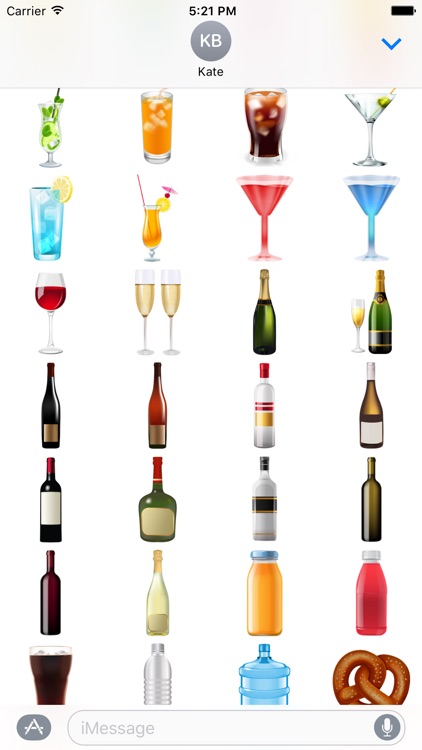 Beers & Drinks Stickers for iMessage screenshot-3