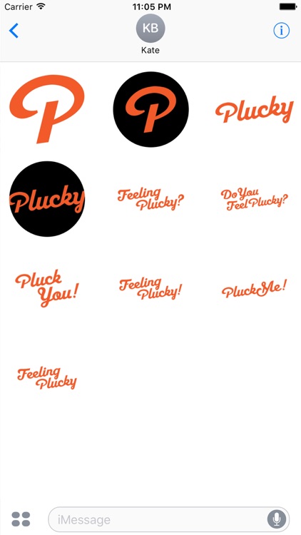 Plucky Stickers