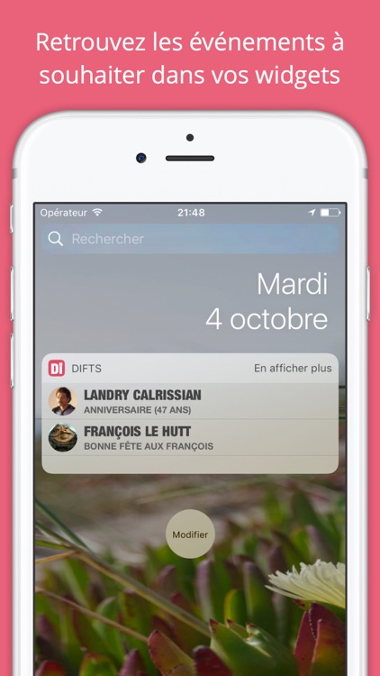 Difts - Fêtes et Anniversaires de vos contacts screenshot-3