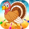Turkey & Chicken Evolution - Coloring book for me