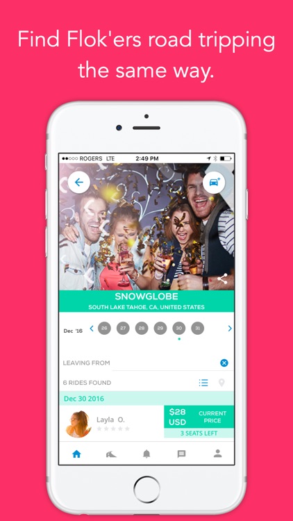 Flok - Ridesharing for Events & Colleges