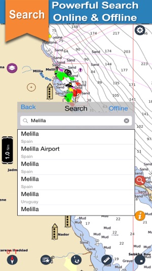 Boating Melilla Nautical Chart(圖3)-速報App